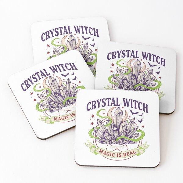 Item preview, Crystal Witch T-Shirt | Amethyst Moon Magic Halloween Graphic Tee v8 designed and sold by DarylWelsh2024.