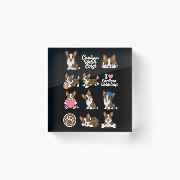 Item preview, Cute Cardigan Welsh Corgi stickers and apparel design designed and sold by rafaeltto.