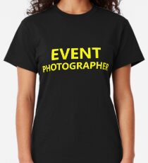 event photographer shirt