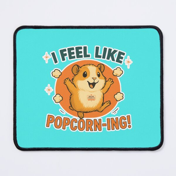 Item preview, NAGGING GUINEA PIGGY BY NAGGING STICKERS CO.. I FEEL LIKE POPCORN-ING COLLECTION | AQUA Edition | No.03 designed and sold by LaMaisonOfMY.