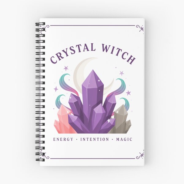 Item preview, Crystal Witch T-Shirt | Amethyst Moon Magic Halloween Graphic Tee v9 designed and sold by DarylWelsh2024.