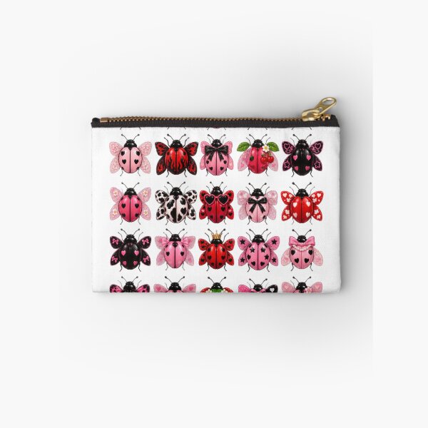 Item preview, Pink Ladybug Collection Cute Aesthetic Sticker Sheet designed and sold by Theselinara.