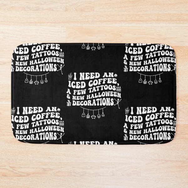 Item preview, Iced Coffee Tattoo Halloween Humor designed and sold by RDGNR.