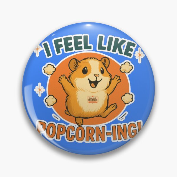 Item preview, NAGGING GUINEA PIGGY BY NAGGING STICKERS CO. I FEEL LIKE POPCORN-ING COLLECTION | ELECTRIC BLUE Edition | No.03 designed and sold by LaMaisonOfMY.