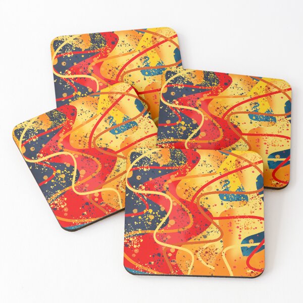 Item preview, Vibrant Abstract Colour Swirls designed and sold by Andrew  Hitchen.