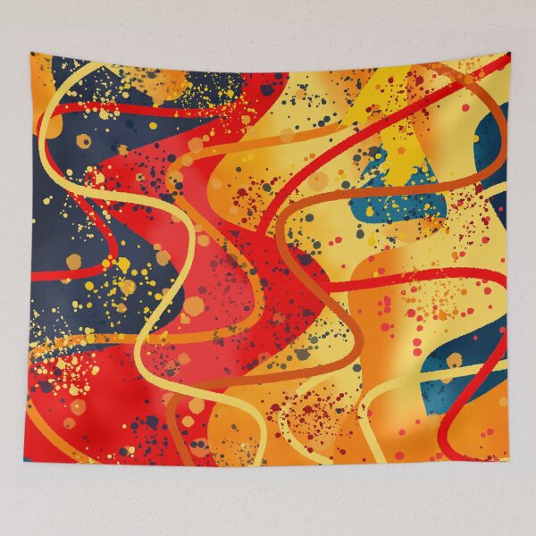 Item preview, Vibrant Abstract Colour Swirls designed and sold by Andrew  Hitchen.