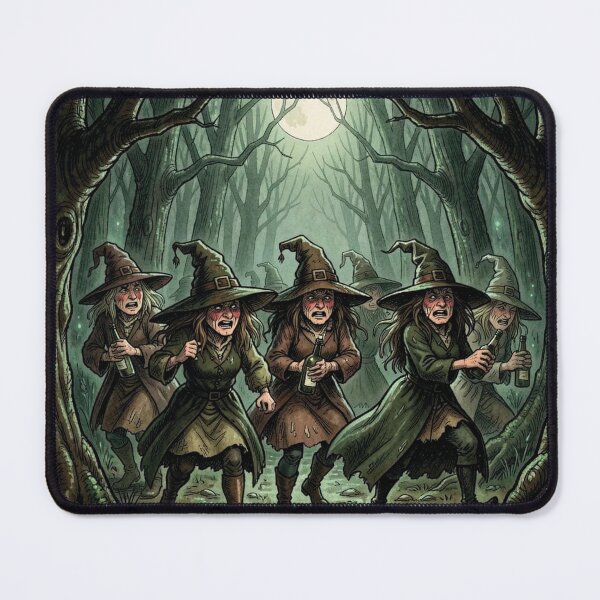 Item preview, Witches are walking through the forest to a party. designed and sold by MagelliShop.