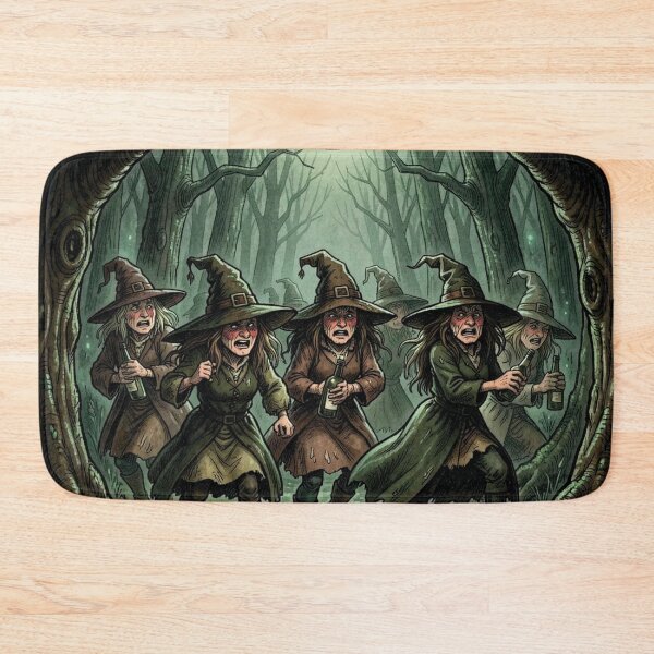 Item preview, Witches are walking through the forest to a party. designed and sold by MagelliShop.