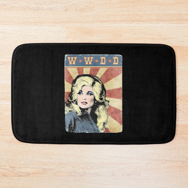 Item preview, WWD*D What Would Dolly Do? Retro Parton Portrait designed and sold by Glow-Paw-Studio.