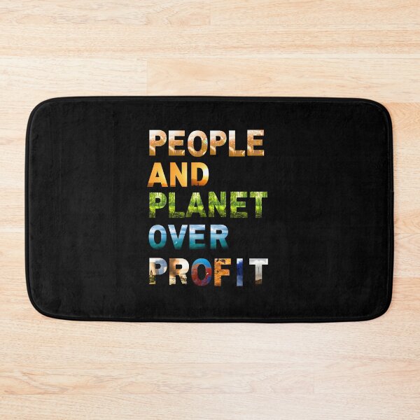 Item preview, People and Planet Over Profit Message designed and sold by cerima.