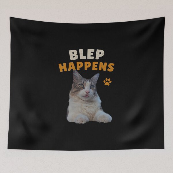Item preview, Blep Happens - Funny Cat Blep designed and sold by MB-CatPrints.