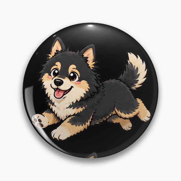 Item preview, Cute Finnish Lapphund stickers and apparel design designed and sold by rafaeltto.