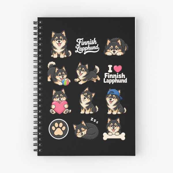 Item preview, Cute Finnish Lapphund stickers and apparel design designed and sold by rafaeltto.