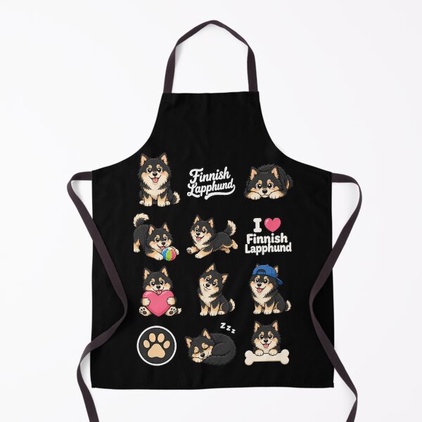 Item preview, Cute Finnish Lapphund stickers and apparel design designed and sold by rafaeltto.