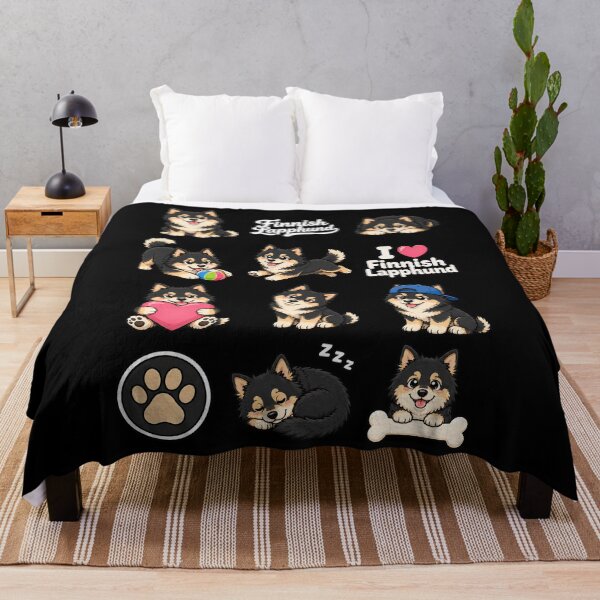 Item preview, Cute Finnish Lapphund stickers and apparel design designed and sold by rafaeltto.