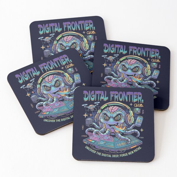 Item preview, Cyber Octopus – Digital Frontier Futuristic Illustration  designed and sold by Dogandesighn.