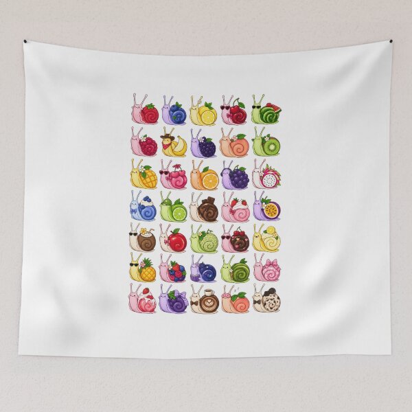 Item preview, Cute Fruit Snail Pattern Aesthetic designed and sold by Theselinara.