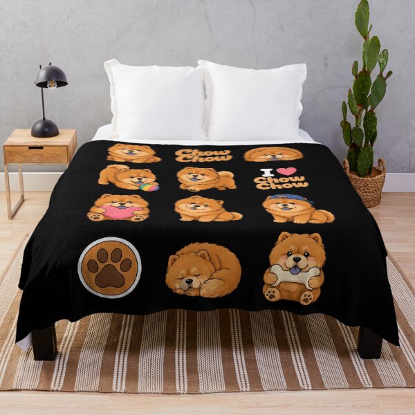 Item preview, Cute Chow Chow stickers and apparel design designed and sold by rafaeltto.