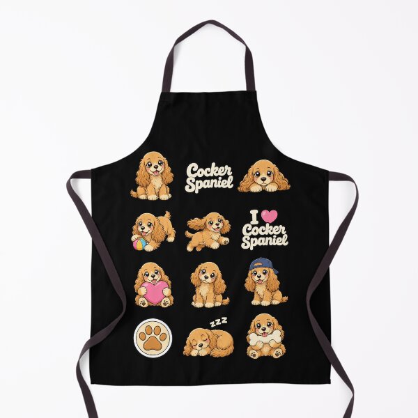 Item preview, Cute Cocker Spaniel stickers and apparel design designed and sold by rafaeltto.