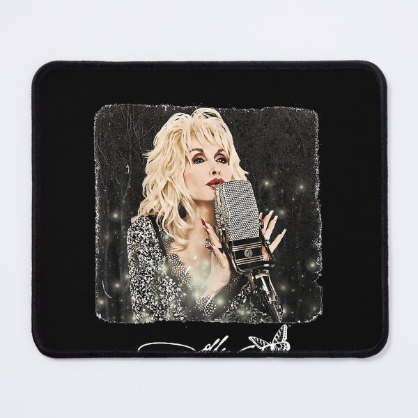 Item preview, Dolly Parton On The Mic Country Music Fan Design designed and sold by LouisaOReilly.