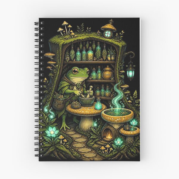 Item preview, Whimsical Frog Apothecary: Toadstool Tea Lab designed and sold by Fun2Fentastic.