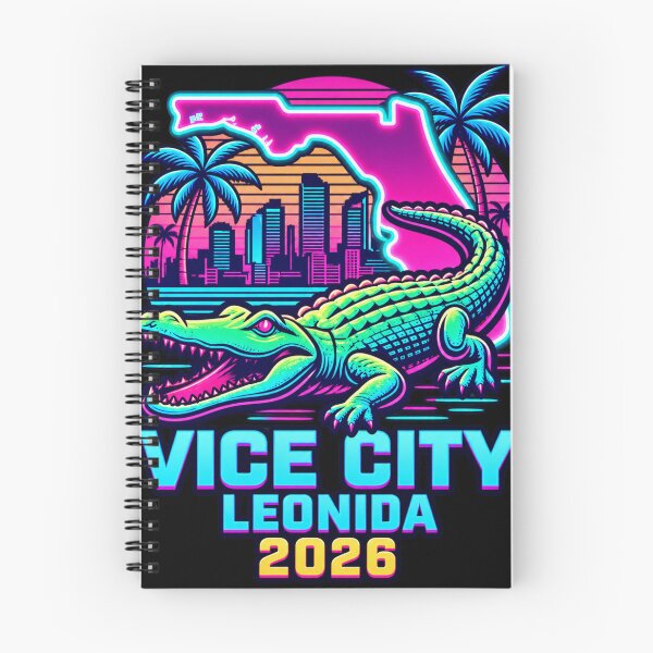 Item preview, Neon Leonida Vibes Vice City 2026 Alligator designed and sold by Neon-Leonida-Vibes.