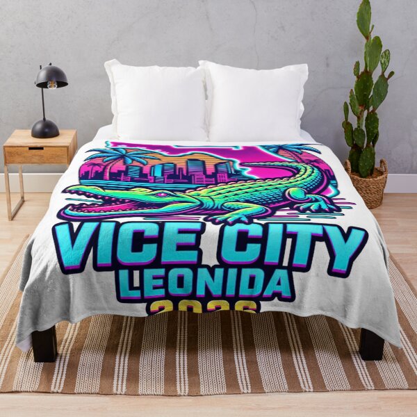 Item preview, Neon Leonida Vibes Vice City 2026 Alligator designed and sold by Neon-Leonida-Vibes.