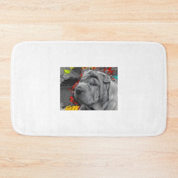 Item preview, Wrinkly Shar Pei Dog Lover Portrait Artistic Illustration Minimalist Canine Art Puppy Enthusiast Gift Idea | Perfect Gift For You And Friends designed and sold by Kitteh Store.