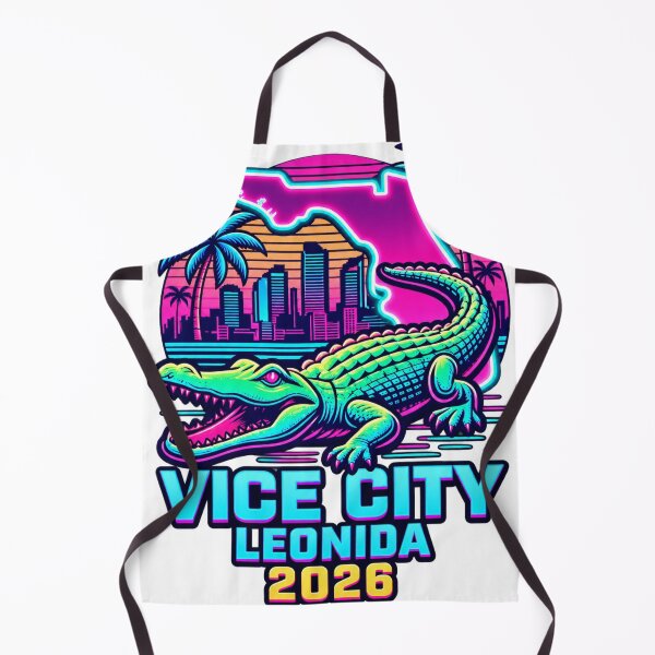 Item preview, Neon Leonida Vibes Vice City 2026 Alligator designed and sold by Neon-Leonida-Vibes.