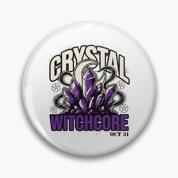 Item preview, Crystal Witch T-Shirt | Amethyst Moon Magic Halloween Graphic Tee v11 designed and sold by DarylWelsh2024.