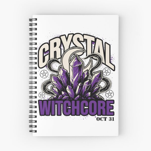 Item preview, Crystal Witch T-Shirt | Amethyst Moon Magic Halloween Graphic Tee v11 designed and sold by DarylWelsh2024.