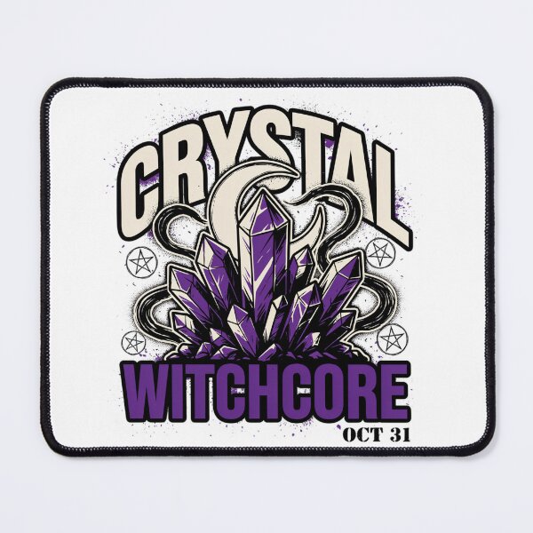 Item preview, Crystal Witch T-Shirt | Amethyst Moon Magic Halloween Graphic Tee v11 designed and sold by DarylWelsh2024.