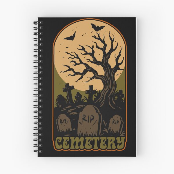 Item preview, Vintage Halloween Cemetery Design designed and sold by phsycartwork.