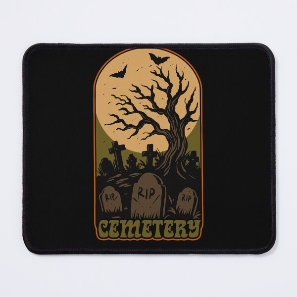 Item preview, Vintage Halloween Cemetery Design designed and sold by phsycartwork.