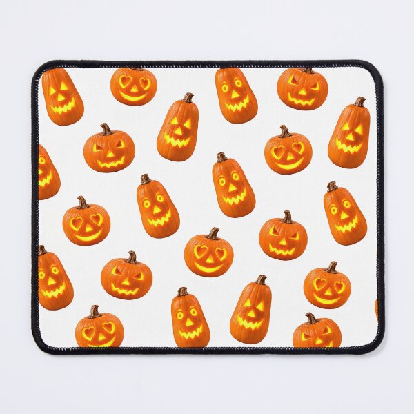 Item preview, Scattered Halloween Pumpkin Pattern designed and sold by DansCreations42.