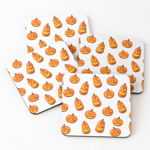 Item preview, Scattered Halloween Pumpkin Pattern designed and sold by DansCreations42.