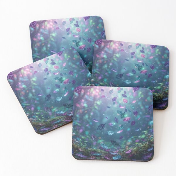 Item preview, Magic Forest - Shower of Luminous Leaves designed and sold by Malisa345.