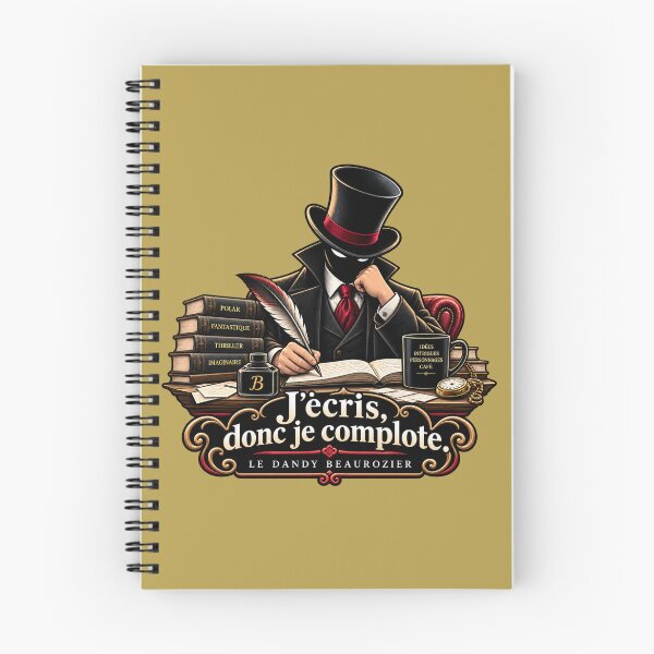 Item preview, Writer's humor | I write, therefore I plot | The Beaurozier Dandy designed and sold by Beaurozier.