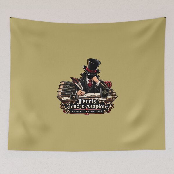 Item preview, Writer's humor | I write, therefore I plot | The Beaurozier Dandy designed and sold by Beaurozier.