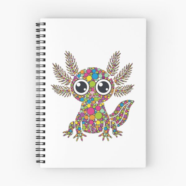 Item preview, Dot Day Axolotl Colorful Dot Art Axolotl designed and sold by Thread&Fable.