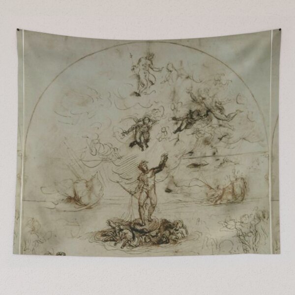 Item preview, Neptune dispersing the clouds and calming the tides designed and sold by SharonTheFirst.