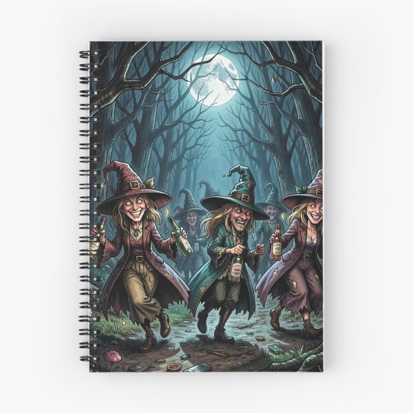 Item preview, Witches are walking through the forest to a party. designed and sold by MagelliShop.