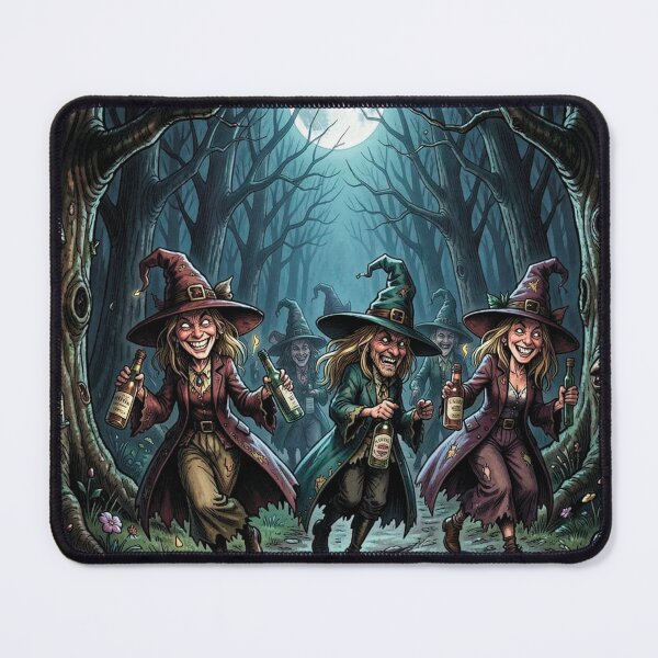 Item preview, Witches are walking through the forest to a party. designed and sold by MagelliShop.