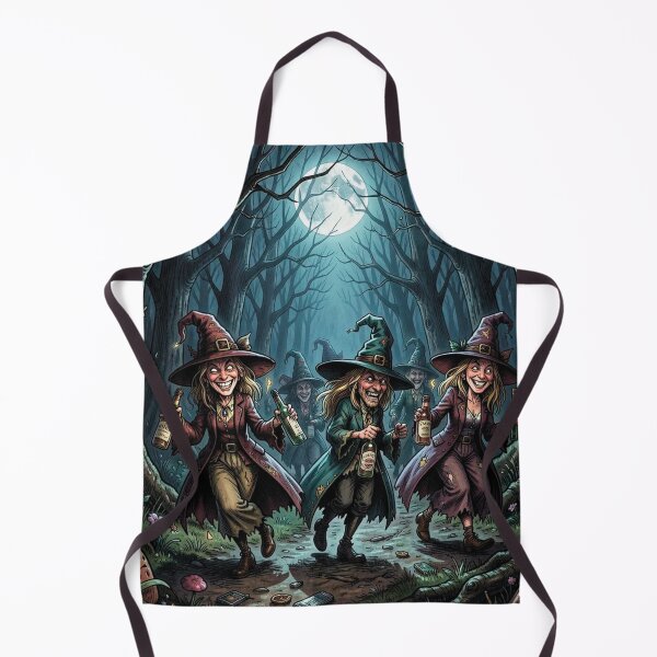 Item preview, Witches are walking through the forest to a party. designed and sold by MagelliShop.