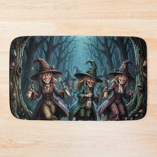 Item preview, Witches are walking through the forest to a party. designed and sold by MagelliShop.