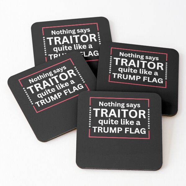 Item preview, Traitor Trump Flag Political Statement designed and sold by cerima.
