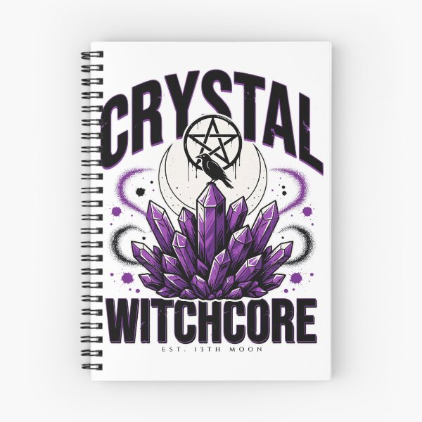 Item preview, Crystal Witch T-Shirt | Amethyst Moon Magic Halloween Graphic Tee v14 designed and sold by DarylWelsh2024.