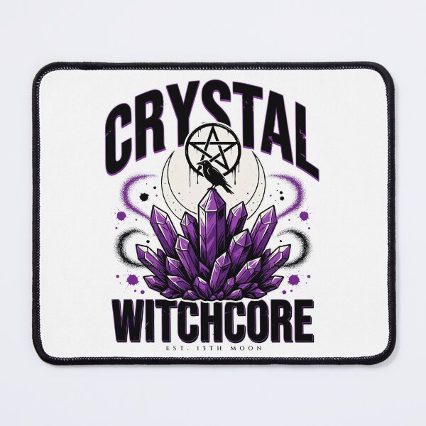 Item preview, Crystal Witch T-Shirt | Amethyst Moon Magic Halloween Graphic Tee v14 designed and sold by DarylWelsh2024.