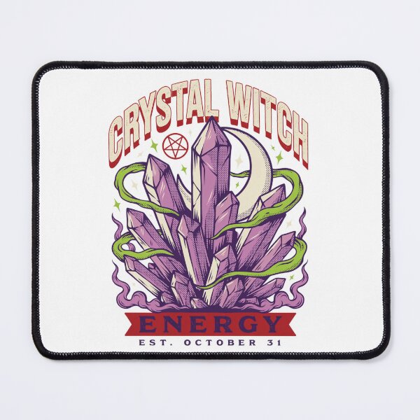 Item preview, Crystal Witch T-Shirt | Amethyst Moon Magic Halloween Graphic Tee v15 designed and sold by DarylWelsh2024.