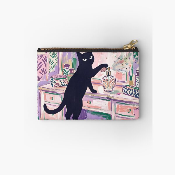 Item preview, Chic Black Cat Pressing Perfume Atomizer Matisse Style Print designed and sold by DuckOddity.
